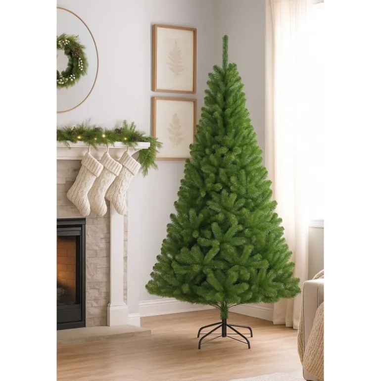 Albero di Natale Charlton Verde h185 Ø115cm PVC