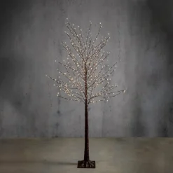 Albero di Natale con 576 LED Bianco Classico con Timer