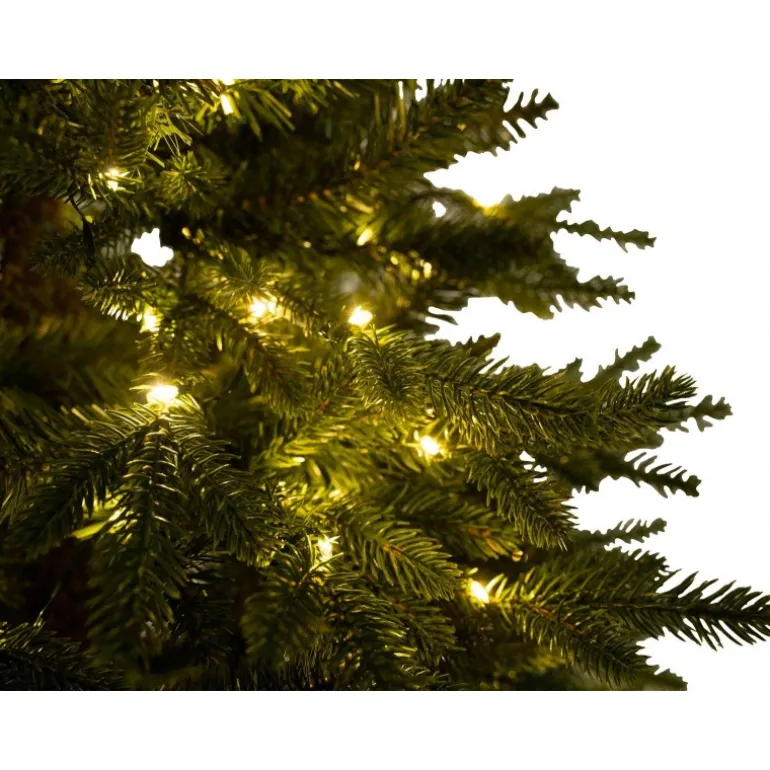 Albero di Natale Illuminato Harold 1200LED h240Ø125cm PE+PVC