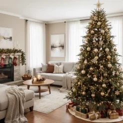 Albero di Natale Kennedy h240Ø152cm PE+PVC