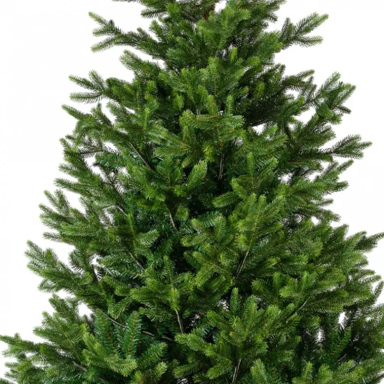 Albero di Natale Nordmann h210Ø150cm PE+PVC
