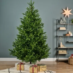 Albero di Natale Nordmann h240Ø165cm PE+PVC
