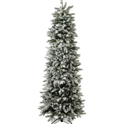 Albero di Natale Russel Innevato h180Ø65cm PE+PVC