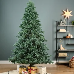 Albero di Natale Trondheim Verde/Blue h300Ø180cm PE+PVC