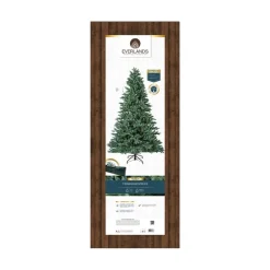 Albero di Natale Trondheim Verde/Blue h300Ø180cm PE+PVC