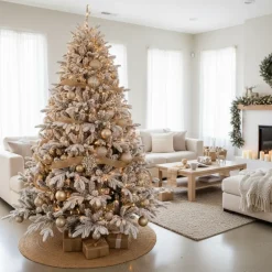 Albero di Natale White Montgomery h240Ø142cm PE+PVC
