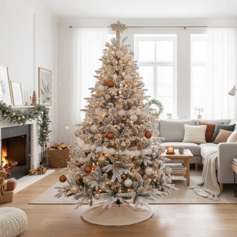 Albero di Natale White Montgomery h180Ø110cm PE+PVC