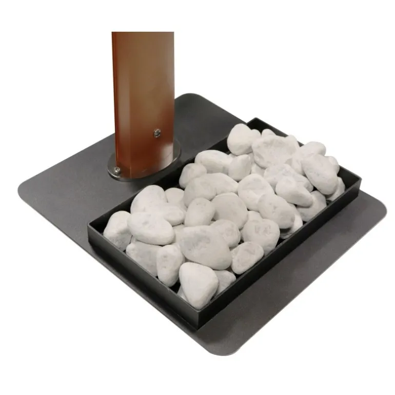 Base in Acciaio con Griglia di Scarico per Fontane Ground Aquapoint