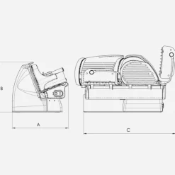 Berkel Affettatrice Home Line 200 Plus colore Matt Nero