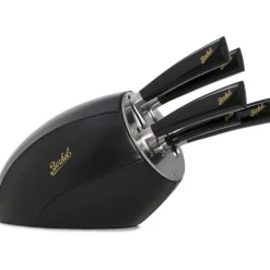Berkel Ceppo Sense Nero + set 5 coltelli Elegance Nero