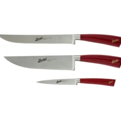 Berkel Elegance Set 3 coltelli chef Rosso