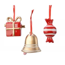 Campana, Caramella o Pacchetto da appendere 8 cm. Pezzo Singolo