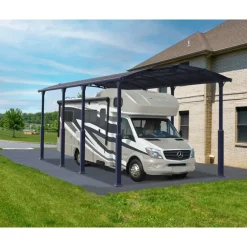 Canopia Alpine Alto RV Carport in Alluminio 3.6 X 11 m