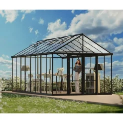 Canopia ARIA Ibrida Serra Da Giardino in Policarbonato 608x304x285 cm- Nero