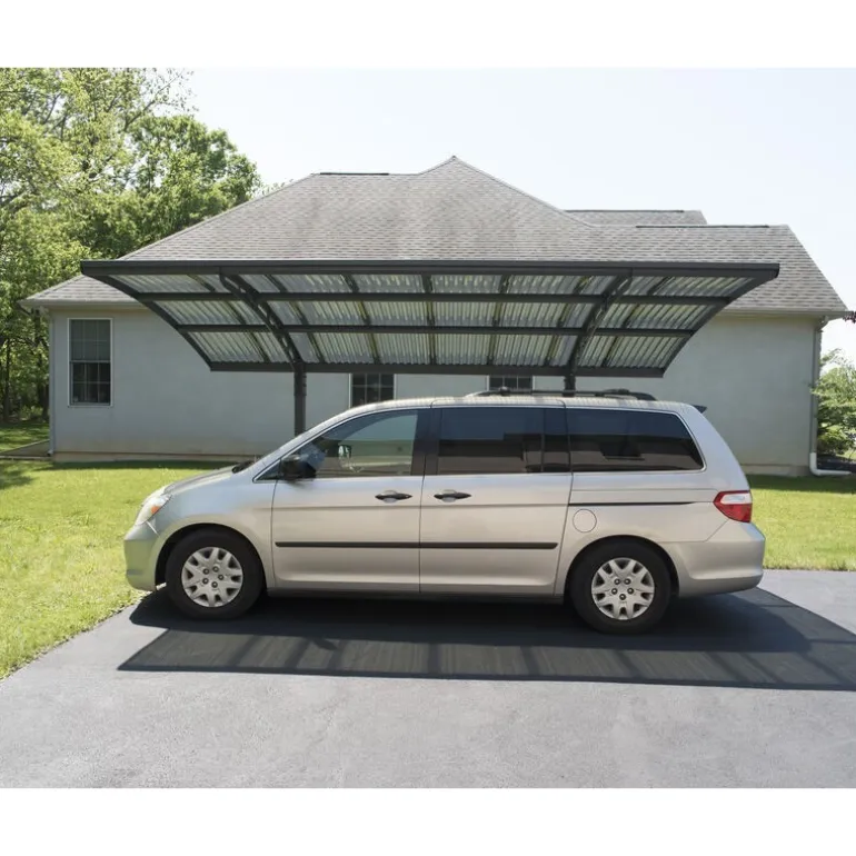 Canopia Arizona Wave Carport in Alluminio 3 X 5 m