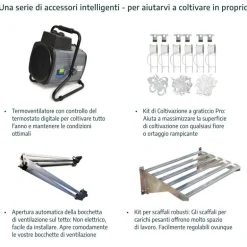 Canopia Balance Ibrida Serra Da Giardino in Policarbonato 844X304X257 cm Argento