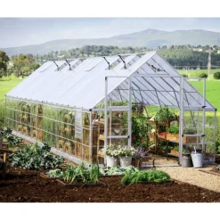 Canopia Balance Ibrida Serra Da Giardino in Policarbonato 964X304X257 cm Argento