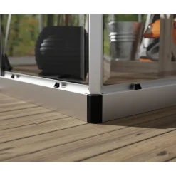 Canopia Balance Ibrida Serra Da Giardino in Policarbonato 247X244x229 cm Argento