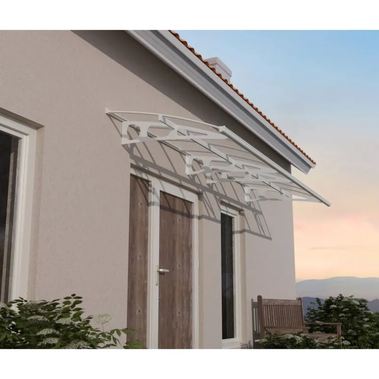 Canopia Bordeaux Pensilina Da Esterno 447X140 cm Trasparente