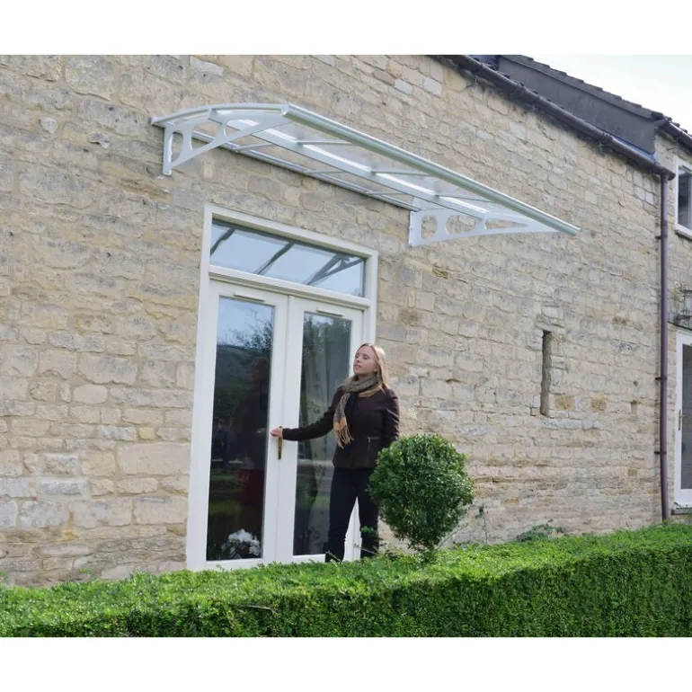 Canopia Bordeaux Pensilina Da Esterno 223X140 cm Trasparente