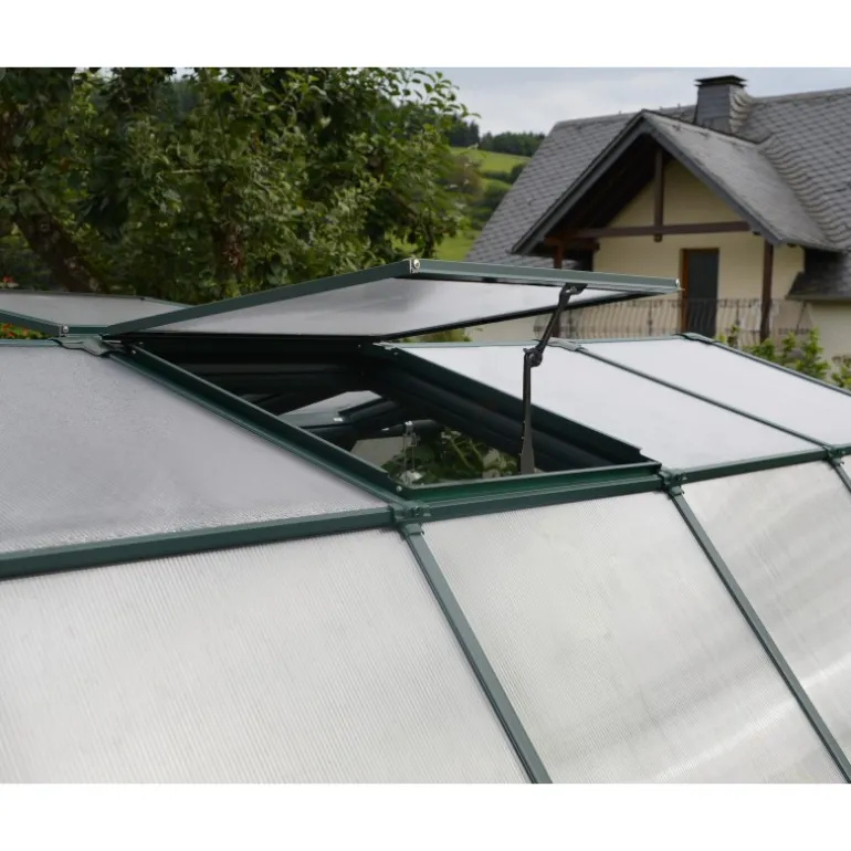 Canopia Eco Grow Doppio Strato Serra Da Giardino in Policarbonato 321X204X198 cm Verde