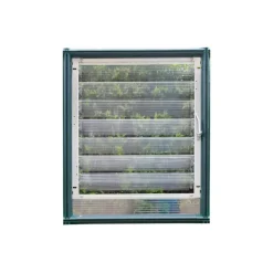 Canopia Finestra Laterale a Lamelle per Serra - Verde