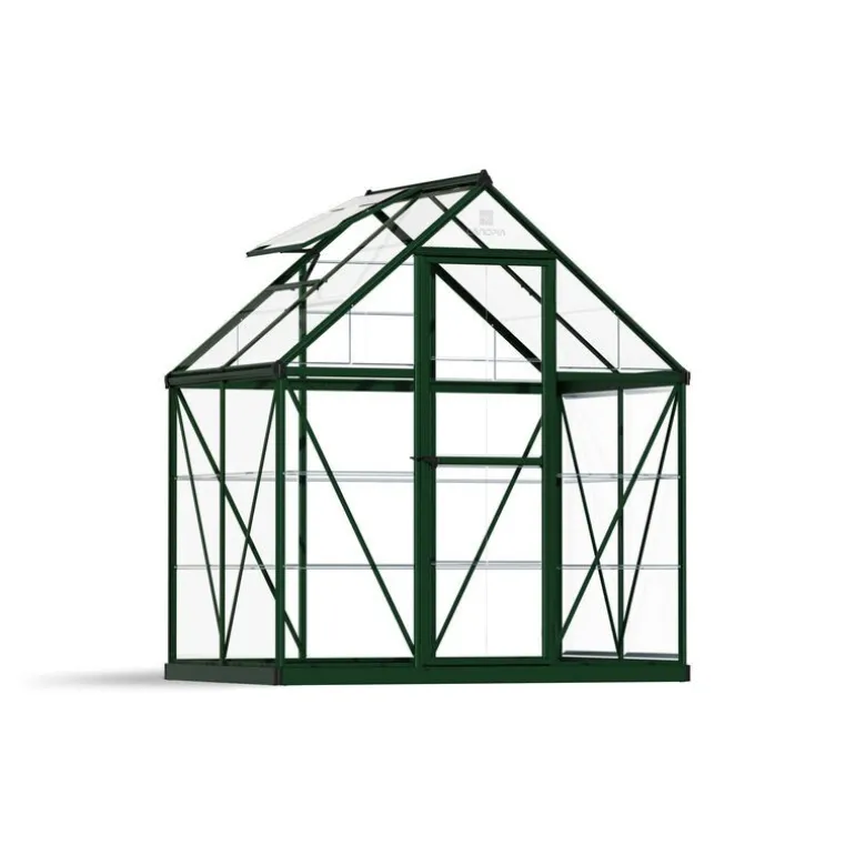 Canopia Harmony Trasparente Serra Da Giardino in Policarbonato 126X185X208 cm Verde