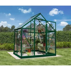 Canopia Harmony Trasparente Serra Da Giardino in Policarbonato 126X185X208 cm Verde