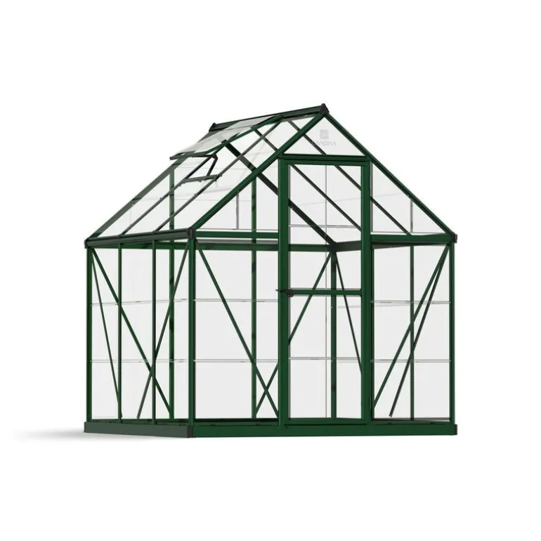 Canopia Harmony Trasparente Serra Da Giardino in Policarbonato 186X185X208 cm Verde