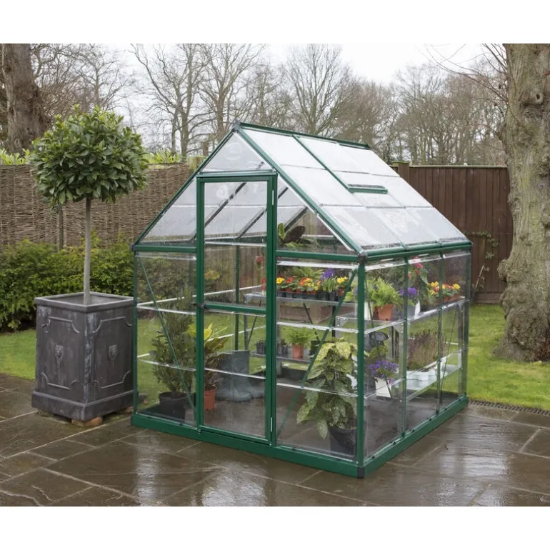 Canopia Harmony Trasparente Serra Da Giardino in Policarbonato 186X185X208 cm Verde