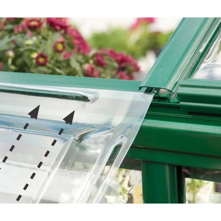 Canopia Harmony Trasparente Serra Da Giardino in Policarbonato 186X185X208 cm Verde