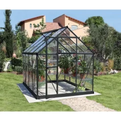 Canopia Harmony Trasparente Serra Da Giardino in Policarbonato 247X185X208 cm Grigio