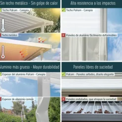 Canopia Helsinki Pergola 3 X 8.6 m Pergola in Legno di Cedro