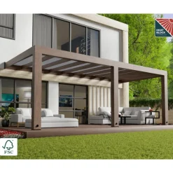 Canopia Helsinki Pergola 3 X 6.6 m Pergola in Legno di Cedro