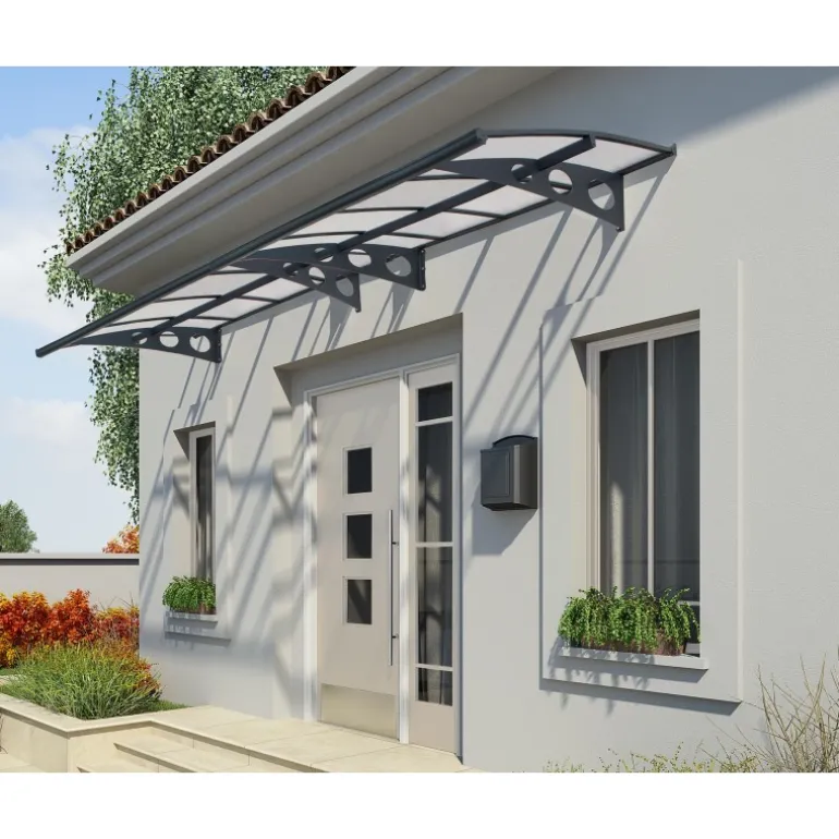 Canopia Herald Pensilina Da Esterno 447X140 cm Trasparente