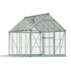 Canopia Hybrid Serra Da Giardino in Policarbonato 306X185X208 cm Argento