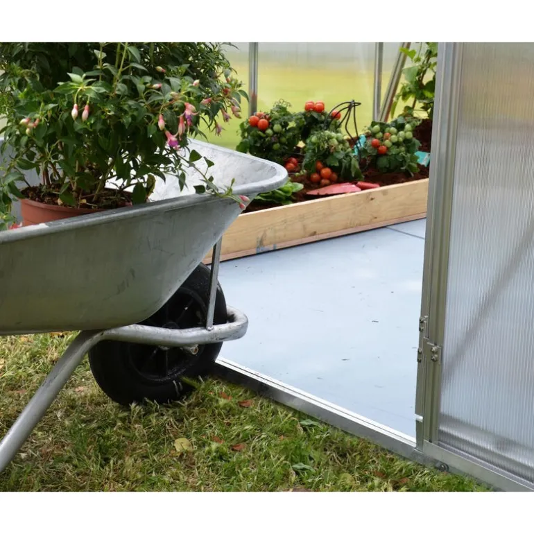 Canopia Hybrid Serra Da Giardino in Policarbonato 306X185X208 cm Argento