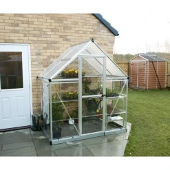 Canopia Hybrid Serra Da Giardino in Policarbonato 126X185X208 cm Argento