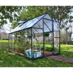 Canopia Hybrid Serra Da Giardino in Policarbonato 306X185X208 cm Grigio