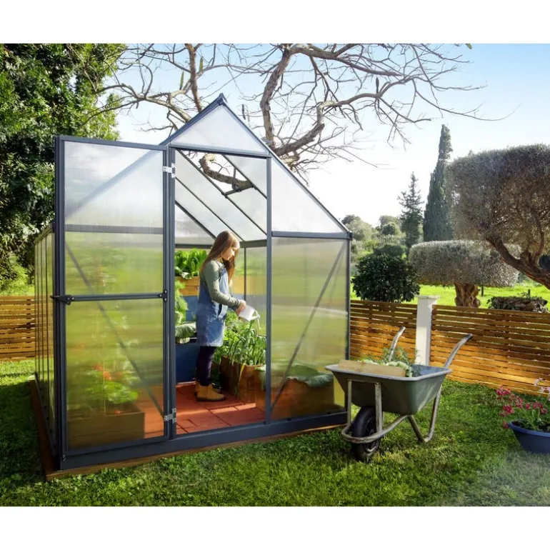 Canopia Hybrid Serra Da Giardino in Policarbonato 426X185X208 cm Verde