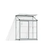 Canopia Lean-To Serra Da Giardino in Policarbonato 125X63X160 cm Trasparente
