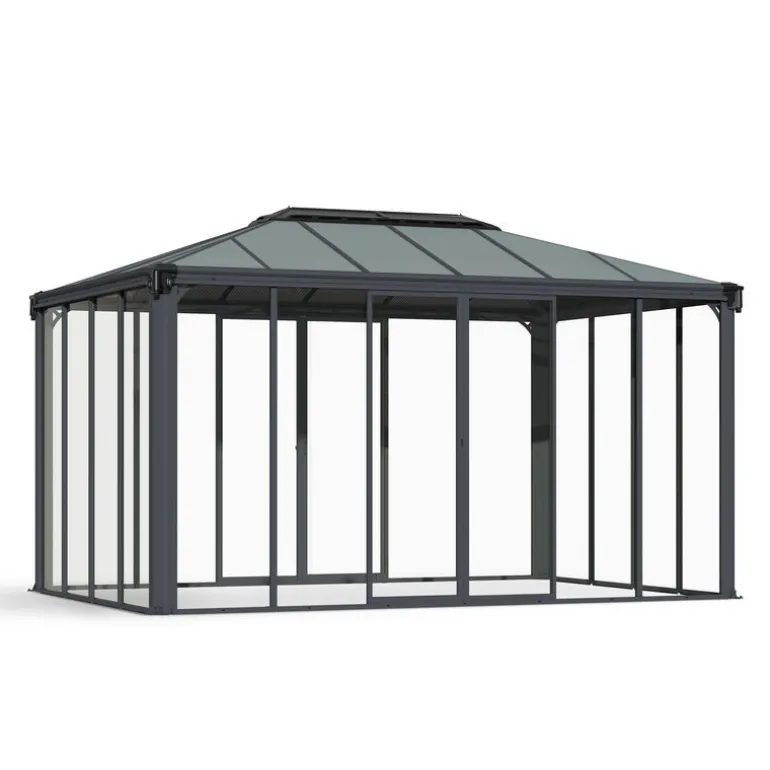 Canopia Ledro Gazebo Chiuso in Alluminio 3X4.3 m
