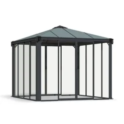 Canopia Ledro Gazebo Chiuso in Alluminio 3X3 m