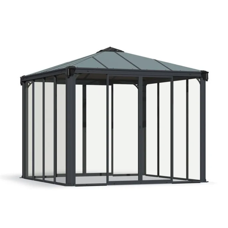 Canopia Ledro Gazebo Chiuso in Alluminio 3X3 m
