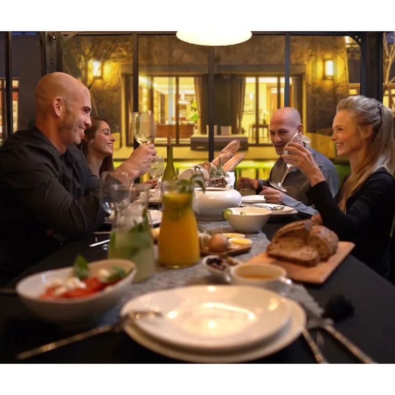 Canopia Ledro Gazebo Chiuso in Alluminio 3X3 m