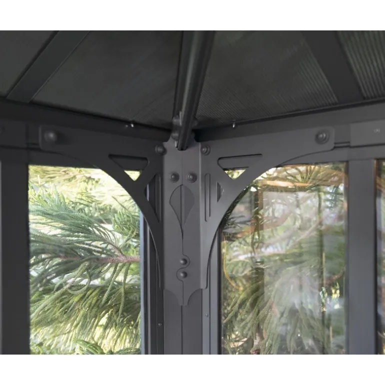 Canopia Ledro Gazebo Chiuso in Alluminio 3X3 m