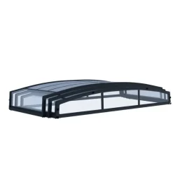 Canopia Majorca CoPertura Telescopica de Policarbonato & Alluminio Per Piscina 6X4 m