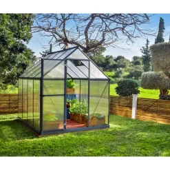 Canopia Mythos Doppio Strato Serra Da Giardino in Policarbonato 247X185X208 cm Grigio