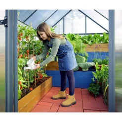 Canopia Mythos Doppio Strato Serra Da Giardino in Policarbonato 306X185X208 cm Grigio