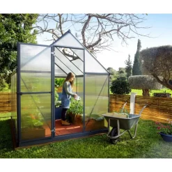 Canopia Mythos Doppio Strato Serra Da Giardino in Policarbonato 306X185X208 cm Grigio